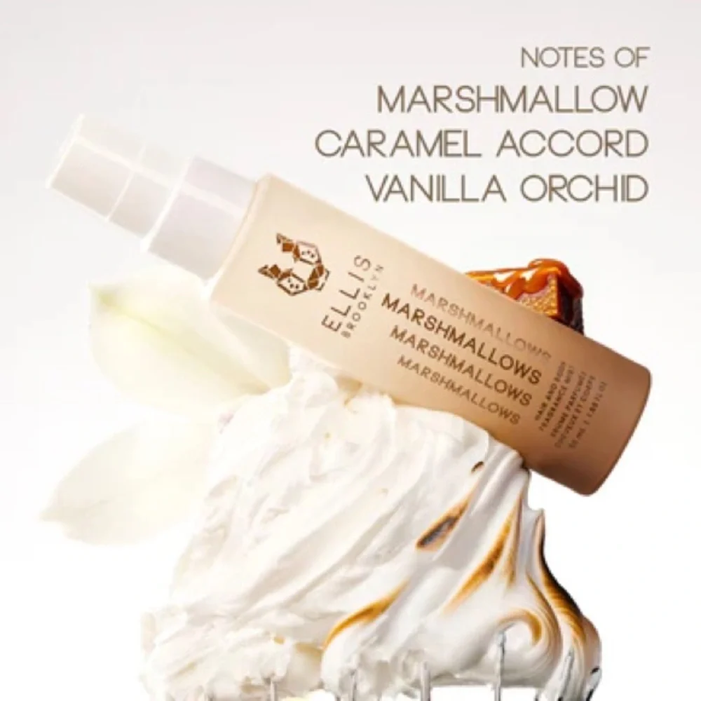 Ellis Brooklyn Marshmallows Hair Body Fragrance Mist 100ml NWT Vanilla Gourmand